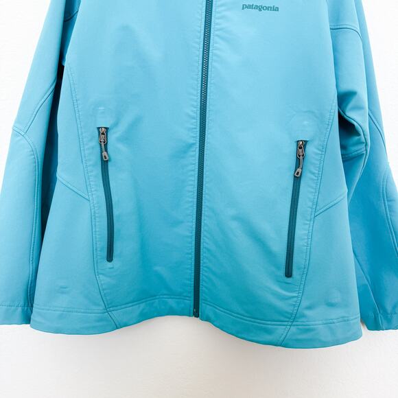 Patagonia Adze Hybrid Full Zip Polartec Jacket Blue Women's Size Large - Picture 4 of 7